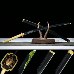 Yoriichi Tsugikuni 1065 Mirror-Polished Katana product photo 1
