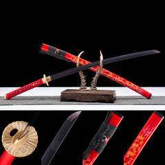 Blue Damascus T10 Steel Katana product photo 1