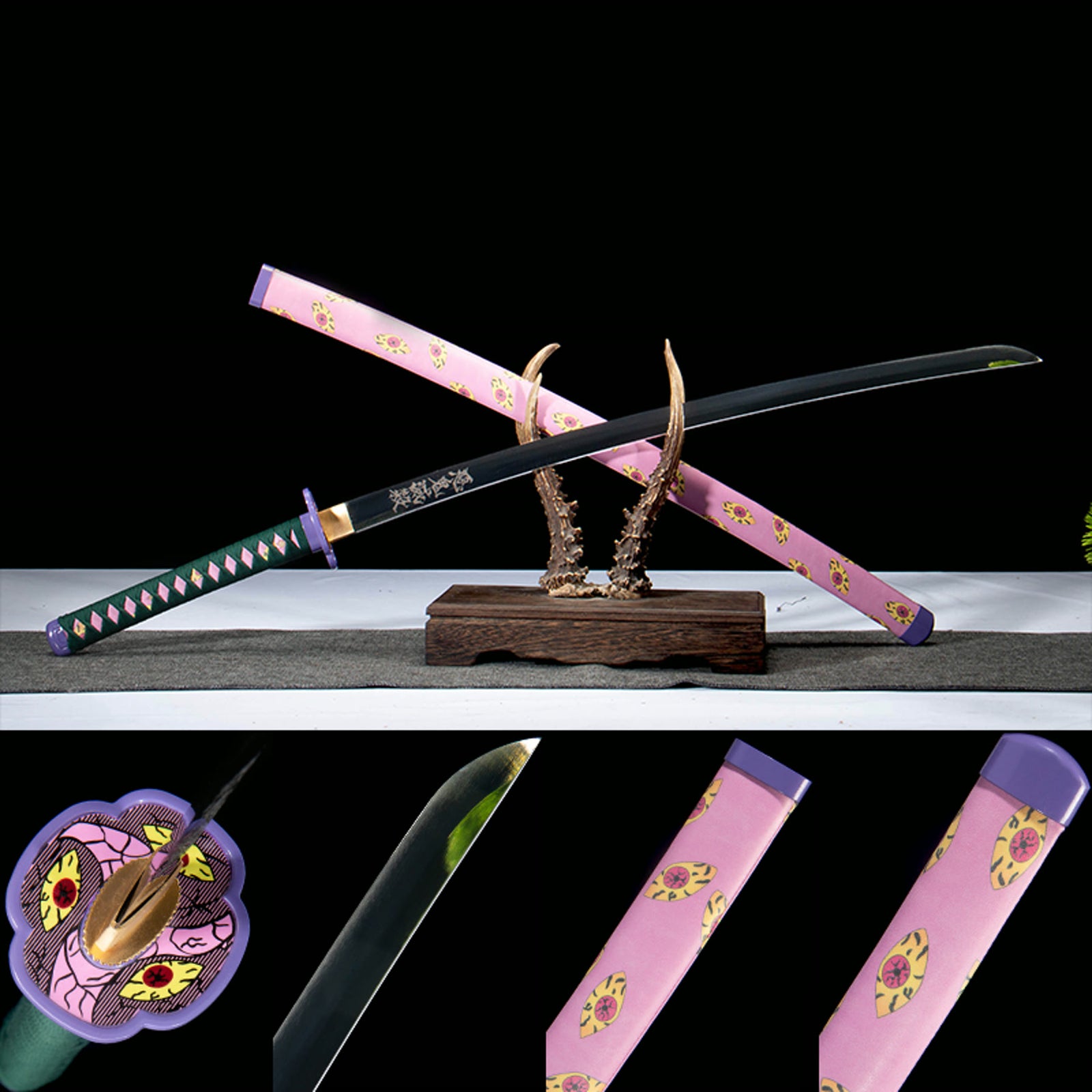 Kokushibo 1065 Mirror-Polished Katana product photo 1