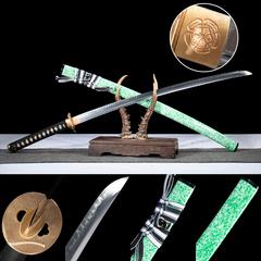 Dragonfly T10 Clay Tempered Hamon Katana - 裂敌