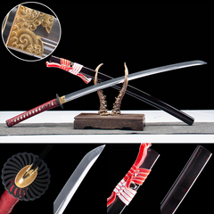 Wind Fire Wheel U-no-Kubi Katana 1065 Steel product photo 1
