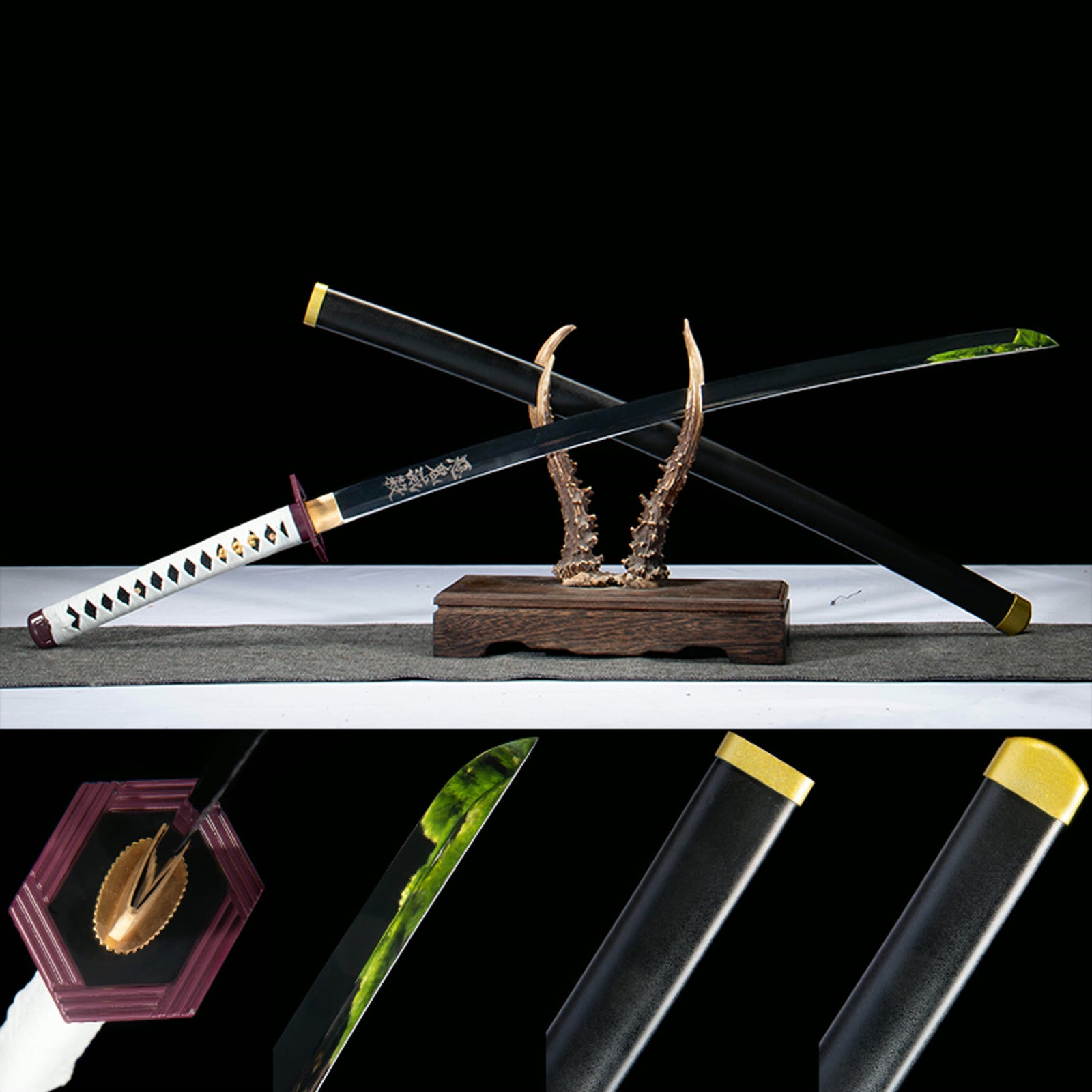 Giyu Tomioka 1065 Mirror-Polished Katana product photo 1