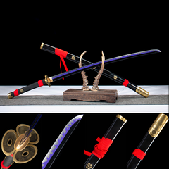 One Piece Black Enma Katana 1065 Steel product photo 1
