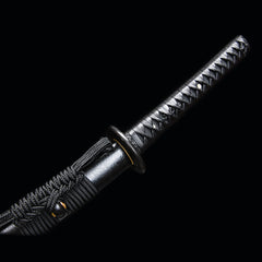 Sea Hawk Blackened Finish T10 steel Katana | NIMOFAN - 820872408191620