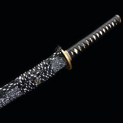 Piercing Cloud Dragon Fire Hamon T10 steel Katana | NIMOFAN - 630872407171605