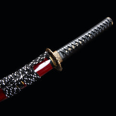Cloud Dragon Purple Finish folded steel Katana | NIMOFAN - 820872406021578