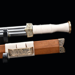 Four Saints Star Pattern folded steel Chinese Jian | NIMOFAN - 050872406061589