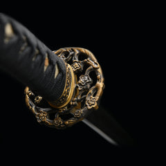 Sakura Twist Pattern Steel Katana | NIMOFAN - 830872404061526
