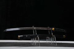 Katana – Reverse Blade Sword of Battousai | Sakabato るろうに剣心: 逆刃刀 handle, guard, and fittings detail photo