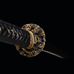 Cloud Dragon Purple Finish folded steel Katana | NIMOFAN - 820872406021578