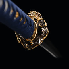 Little Dragon King Leaf Pattern T10 steel Katana | NIMOFAN - 940872407171603