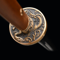 Water Dragon Yanling Hamon T10 steel Chinese Sword | NIMOFAN - 050872407171607