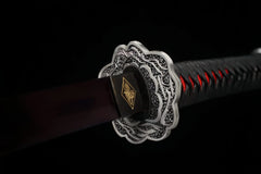 Katana – Sekiro Inspired Red Mortal Blade | Akai Fushizanken（赤い不死斬剣） display view product photo