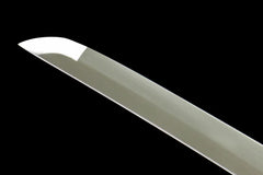 Katana – Akakumo 赤雲 - 65Mn manganese steel Katana handle, guard, and fittings detail photo