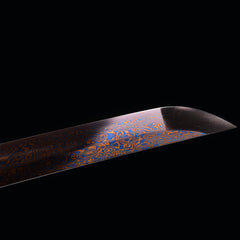 Cloud Dragon Purple Finish folded steel Katana | NIMOFAN - 820872406021578