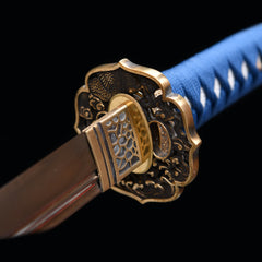 Pierced Sea Dragon T10 steel Wakizashi | NIMOFAN - 030872406061587
