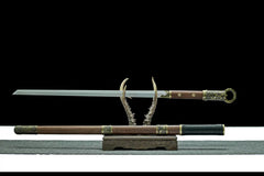 Tang Dao – Manganese Steel Hidden Handle – Bu Liang Ren 埋鞘唐刀 ... blade and saya detail photo