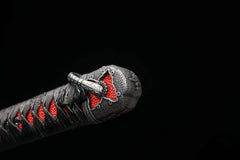 Katana – Sekiro Inspired Red Mortal Blade | Akai Fushizanken（赤い不死斬剣） full product photo