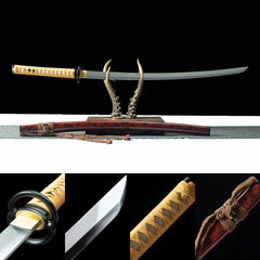 Katana – Reverse Blade Sword of Battousai | Sakabato 65Mn High... blade and saya detail photo