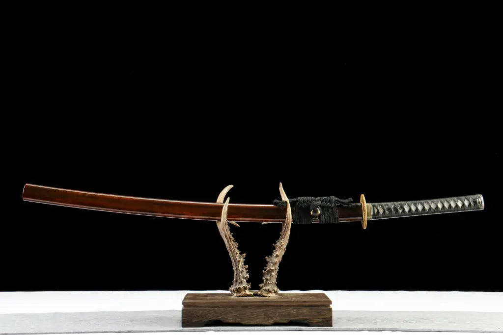 Katana – Sekka 赤华 - T10 clay tempered steel Katana full product photo