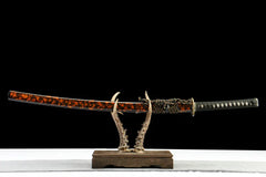 Katana – Shizuku no Honō 滴炎 - T10 clay tempered steel Katana full product photo