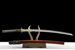 Katana – Sekka 赤华 - T10 clay tempered steel Katana blade and saya detail photo
