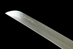 Katana – Shizuku no Honō 滴炎 - T10 clay tempered steel Katana handle, guard, and fittings detail photo