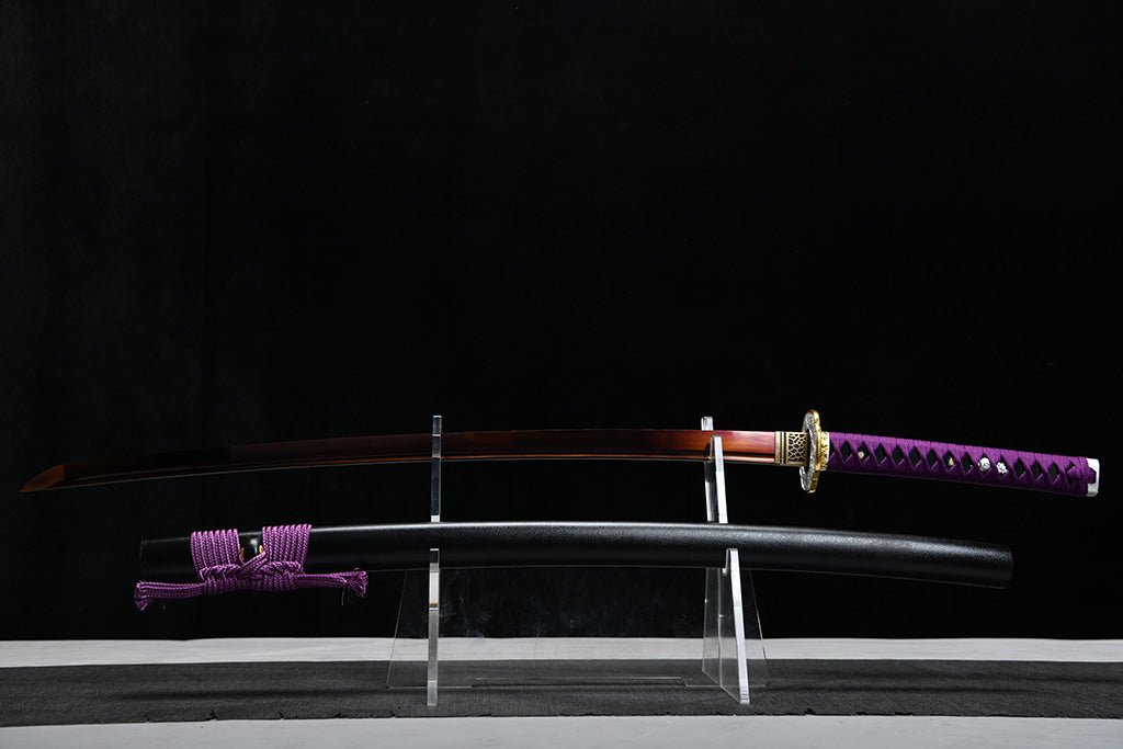 28 Inch High Manganese Steel Katana - Purple Shadow (紫影 むらさきかげ) | NIMOFAN®