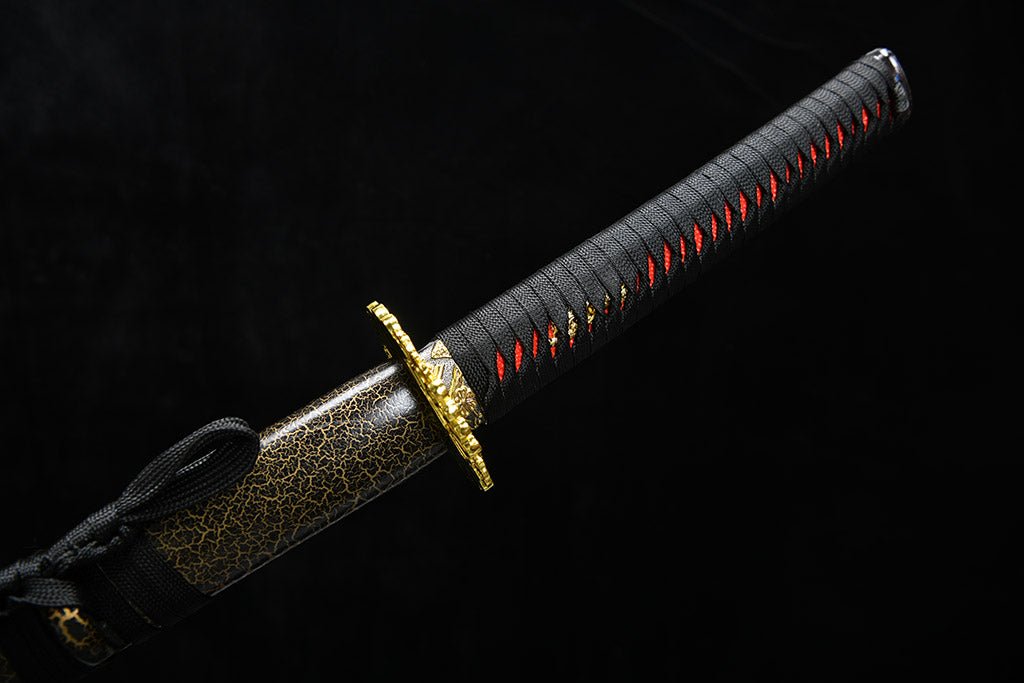 28 Inch Medium Carbon Steel Samurai Sword - Chrysanthemum Pattern (きくもん) | NIMOFAN®