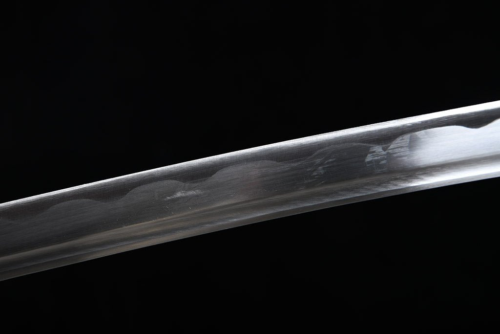 28 Inch Medium Carbon Steel Samurai Sword - Chrysanthemum Pattern (きくもん) | NIMOFAN®