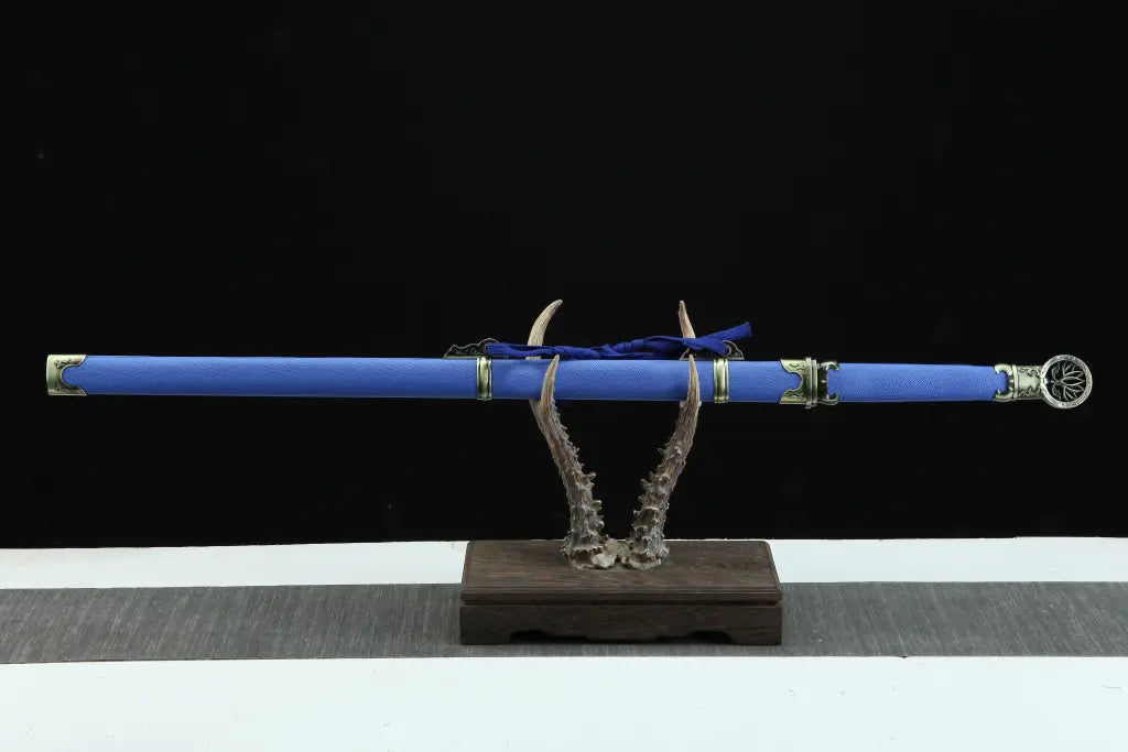 Ring Pommel Sword – Bai Yue Kui Huan Shou Dao - T10 clay tempered... full product photo