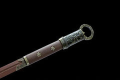 Tang Dao – Rosewood Hidden Handle – Bu Liang Ren 埋鞘唐刀 - Katana display view product photo