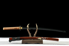 Katana – Kogarashi 木枯 blade and saya detail photo