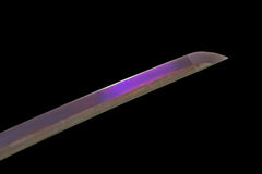 Katana – Undying Snowstrike | Fushigiri Kami no Fubuki blade and saya detail photo