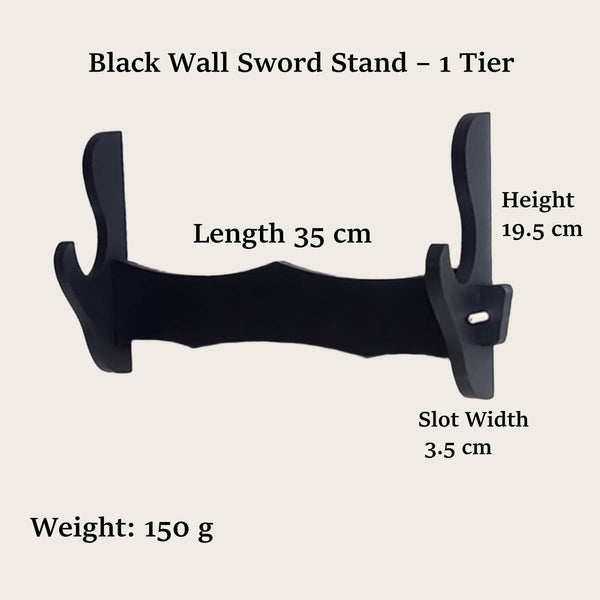 Black Wall-Mounted Stand
