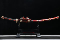 Imperial Chrysanthemum Tachi Style T10 Steel Katana | NIMOFAN - 060872402201457