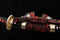 Imperial Chrysanthemum Tachi Style T10 Steel Katana | NIMOFAN - 060872402201457