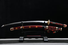 Imperial Chrysanthemum Tachi Style T10 Steel Katana | NIMOFAN - 060872402201457