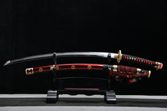Imperial Chrysanthemum Tachi Style T10 Steel Katana | NIMOFAN - 060872402201457