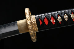Imperial Chrysanthemum Tachi Style T10 Steel Katana | NIMOFAN - 060872402201457