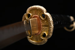 Imperial Chrysanthemum Tachi Style T10 Steel Katana | NIMOFAN - 060872402201457