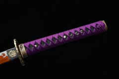Cloud Dragon Horn Pattern 1060 Steel Katana | NIMOFAN - 220872402281471