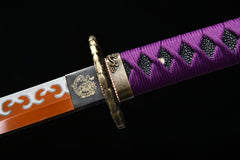 Cloud Dragon Horn Pattern 1060 Steel Katana | NIMOFAN - 220872402281471