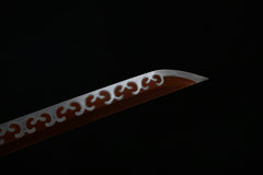 Cloud Dragon Horn Pattern 1060 Steel Katana | NIMOFAN - 220872402281471