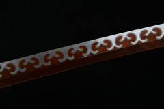 Cloud Dragon Horn Pattern 1060 Steel Katana | NIMOFAN - 220872402281471