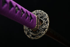 Cloud Dragon Horn Pattern 1060 Steel Katana | NIMOFAN - 220872402281471