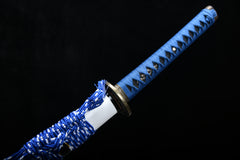 Dragon and Tiger Purple Finish Steel Katana | NIMOFAN - 220872403081488