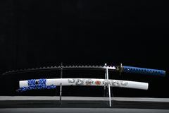 Dragon and Tiger Purple Finish Steel Katana | NIMOFAN - 220872403081488