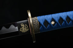 Dragon and Tiger Purple Finish Steel Katana | NIMOFAN - 220872403081488