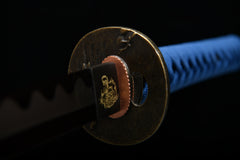 Dragon and Tiger Purple Finish Steel Katana | NIMOFAN - 220872403081488